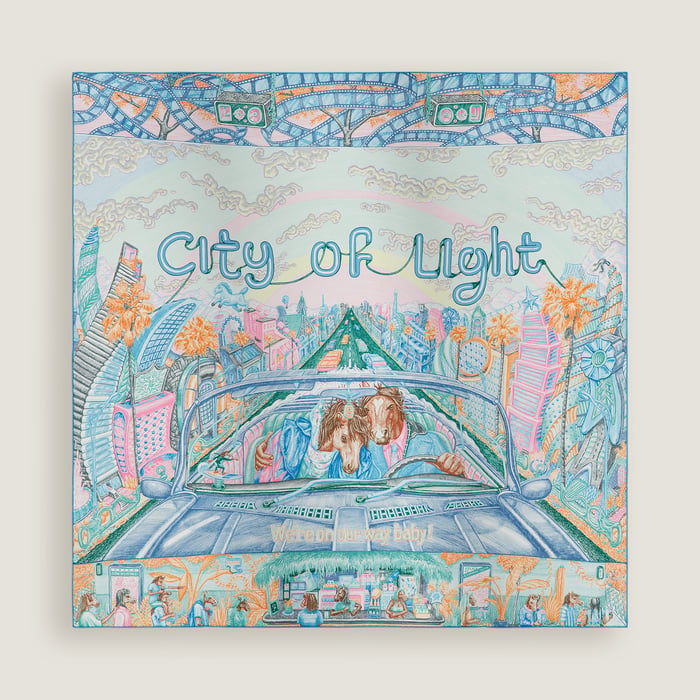 City Of Light Scarf 90