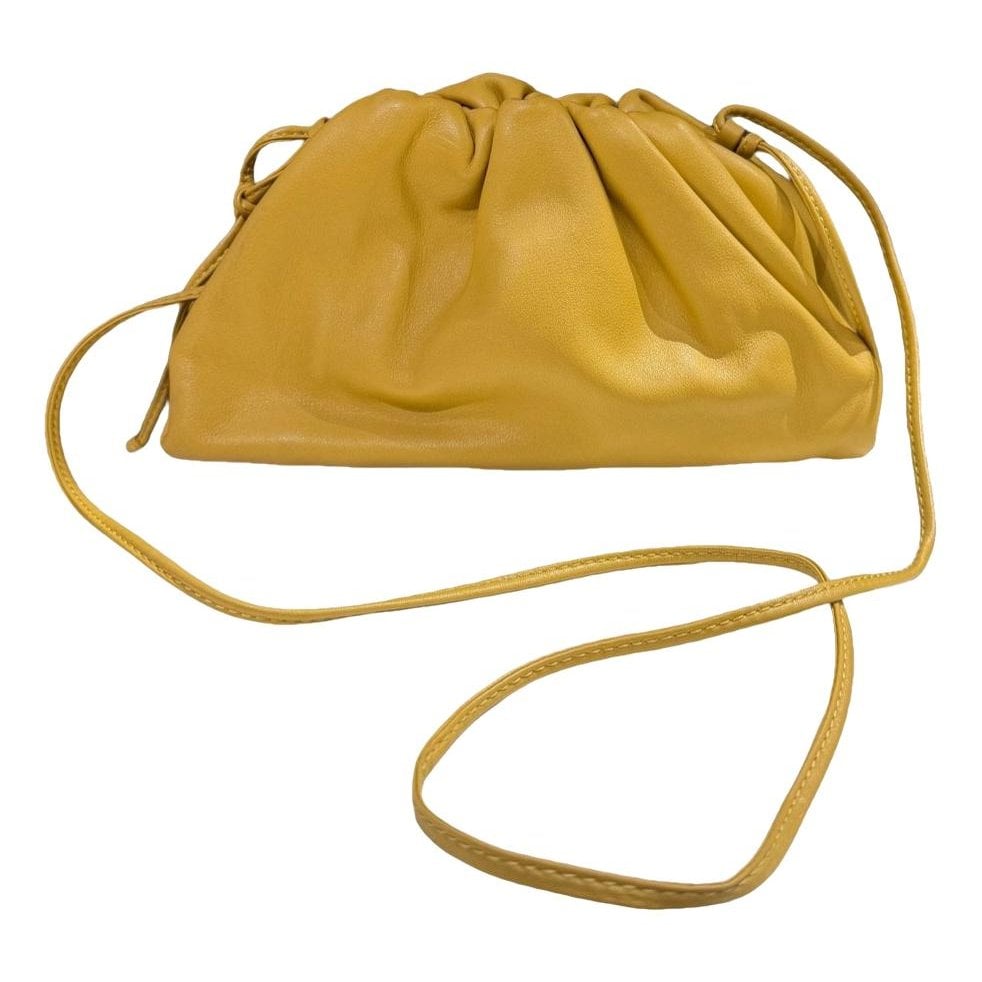 Pouch leather handbag