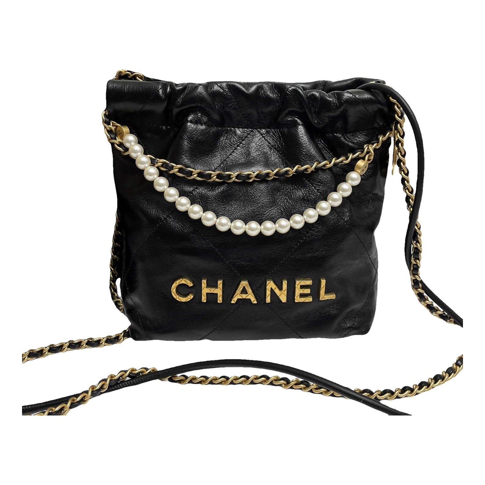 Chanel 22 leather crossbody bag