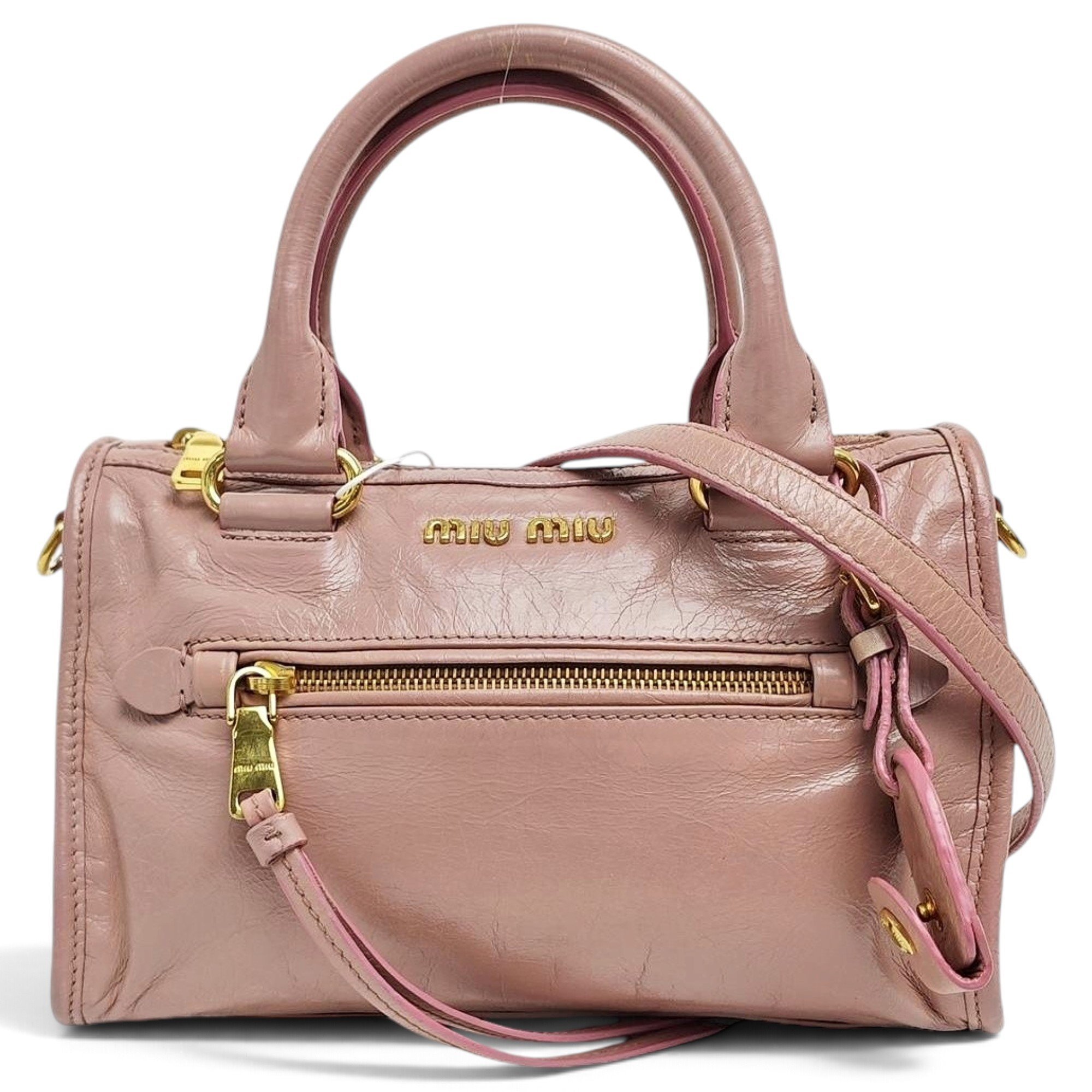 Leather handbag