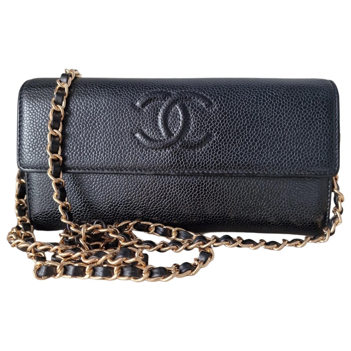 Wallet On Chain Timeless/Classique leather handbag