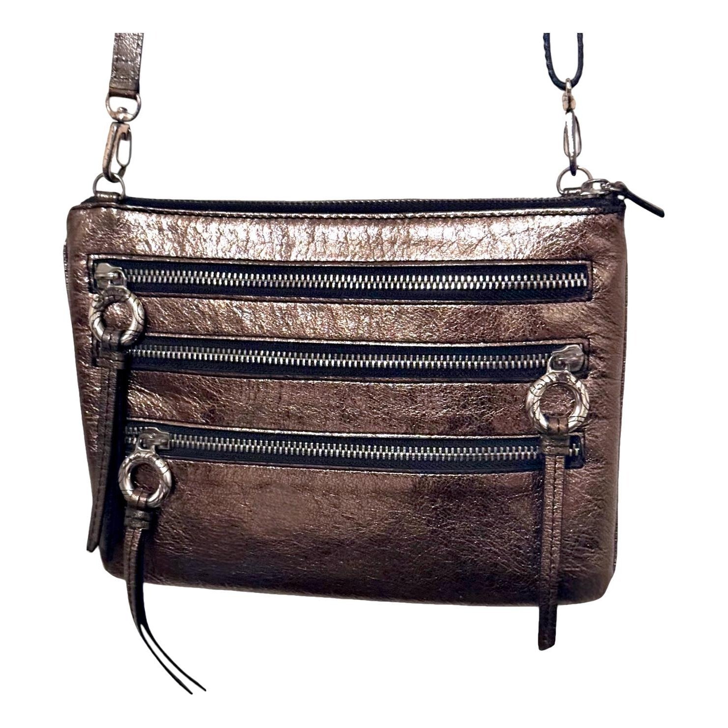 Patent leather crossbody bag