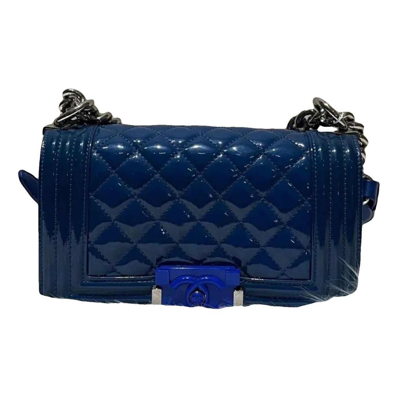 Boy patent leather crossbody bag