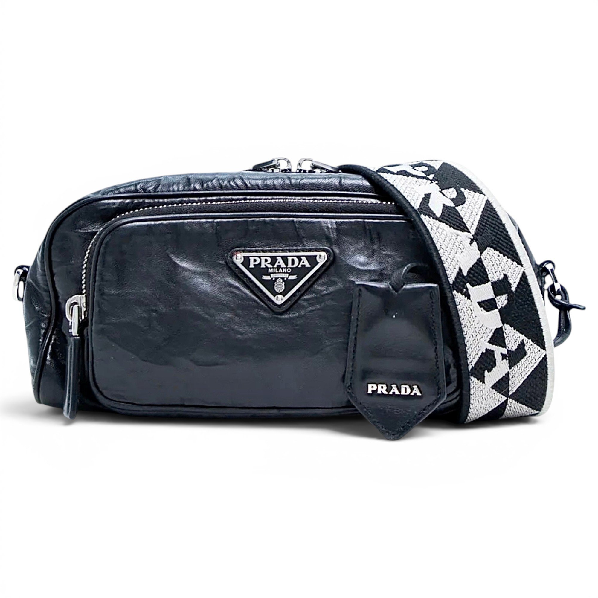 Leather crossbody bag