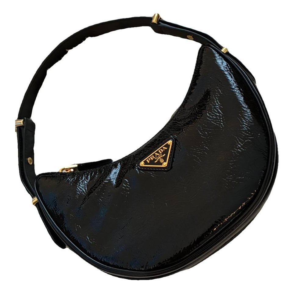 Arqué leather handbag