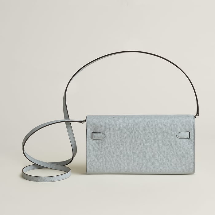 Bleu Glacier Kelly Classique to Go Wallet