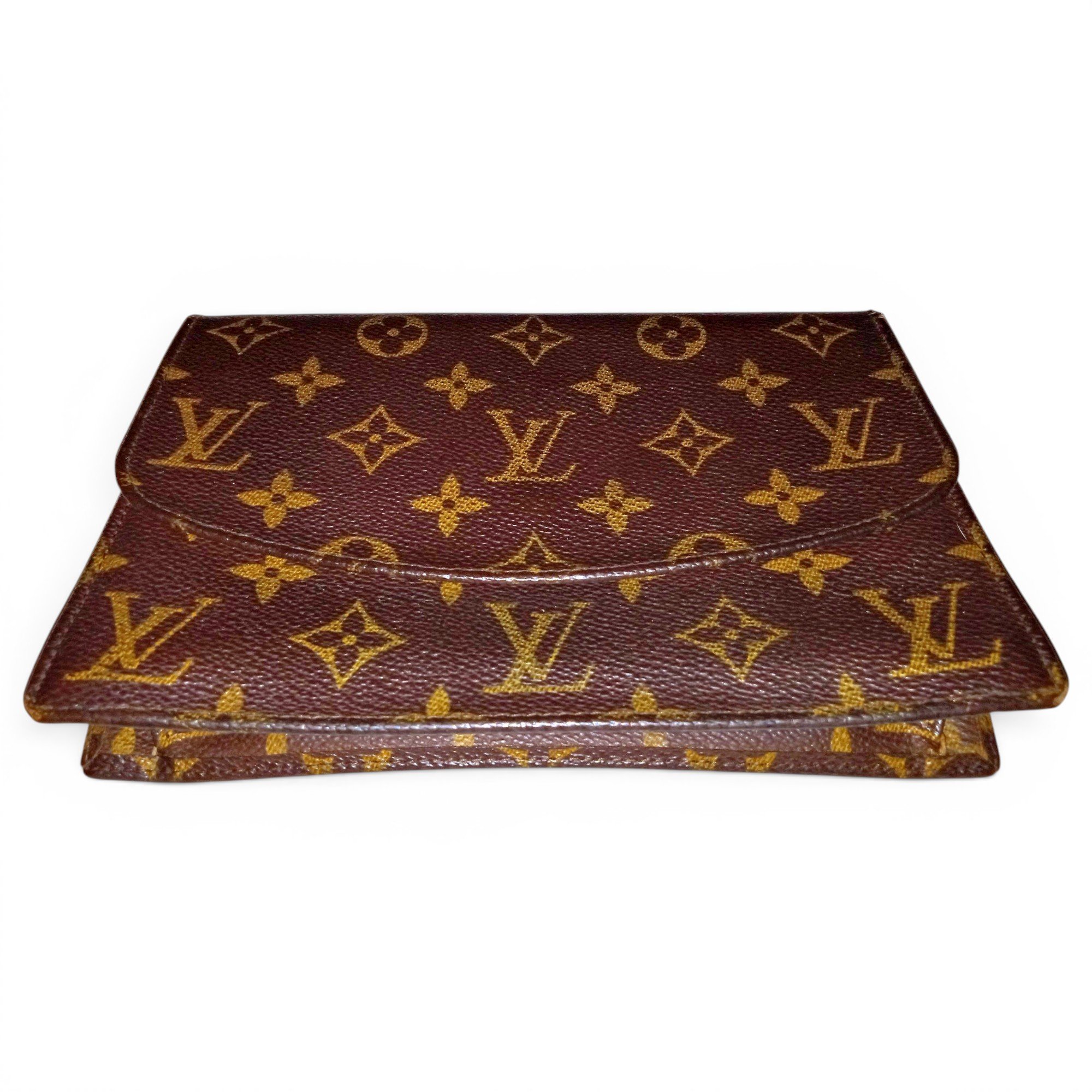 Weekend leather clutch bag