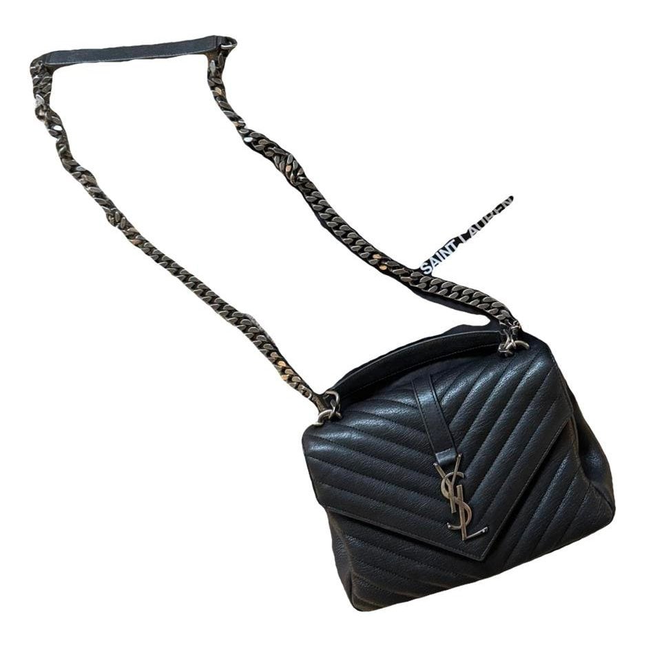 Collége monogramme leather handbag