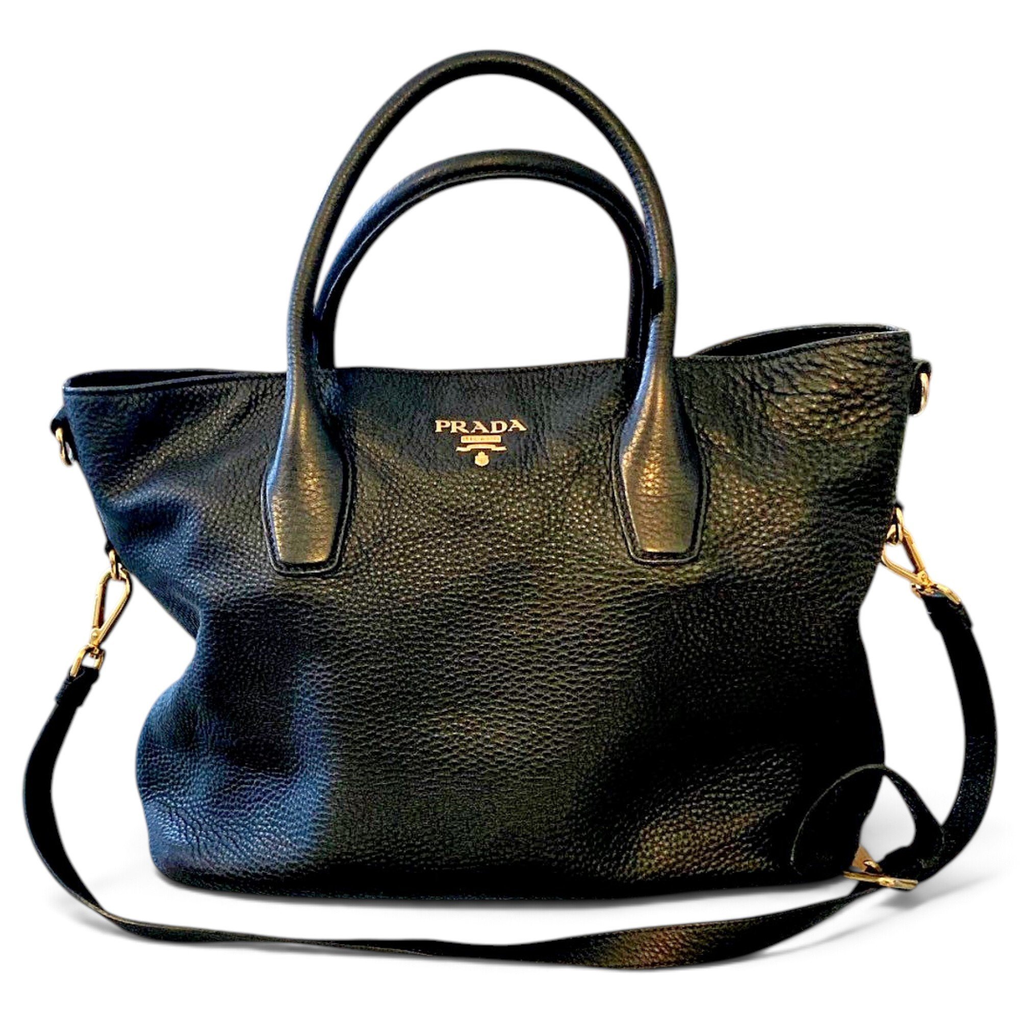 Leather tote