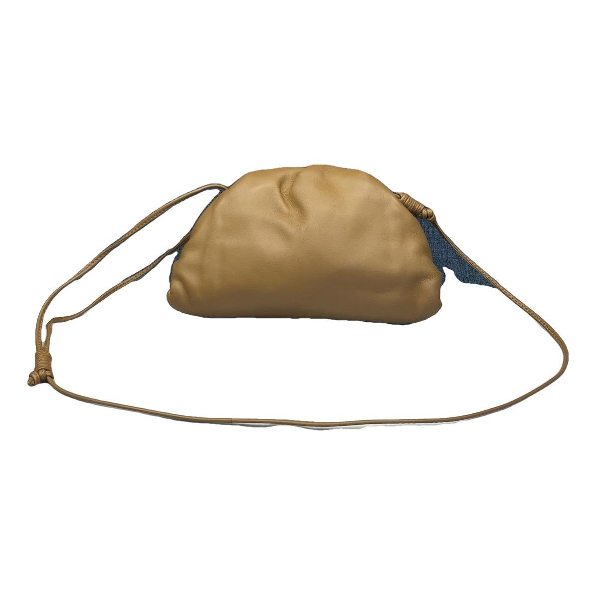 Pouch leather handbag