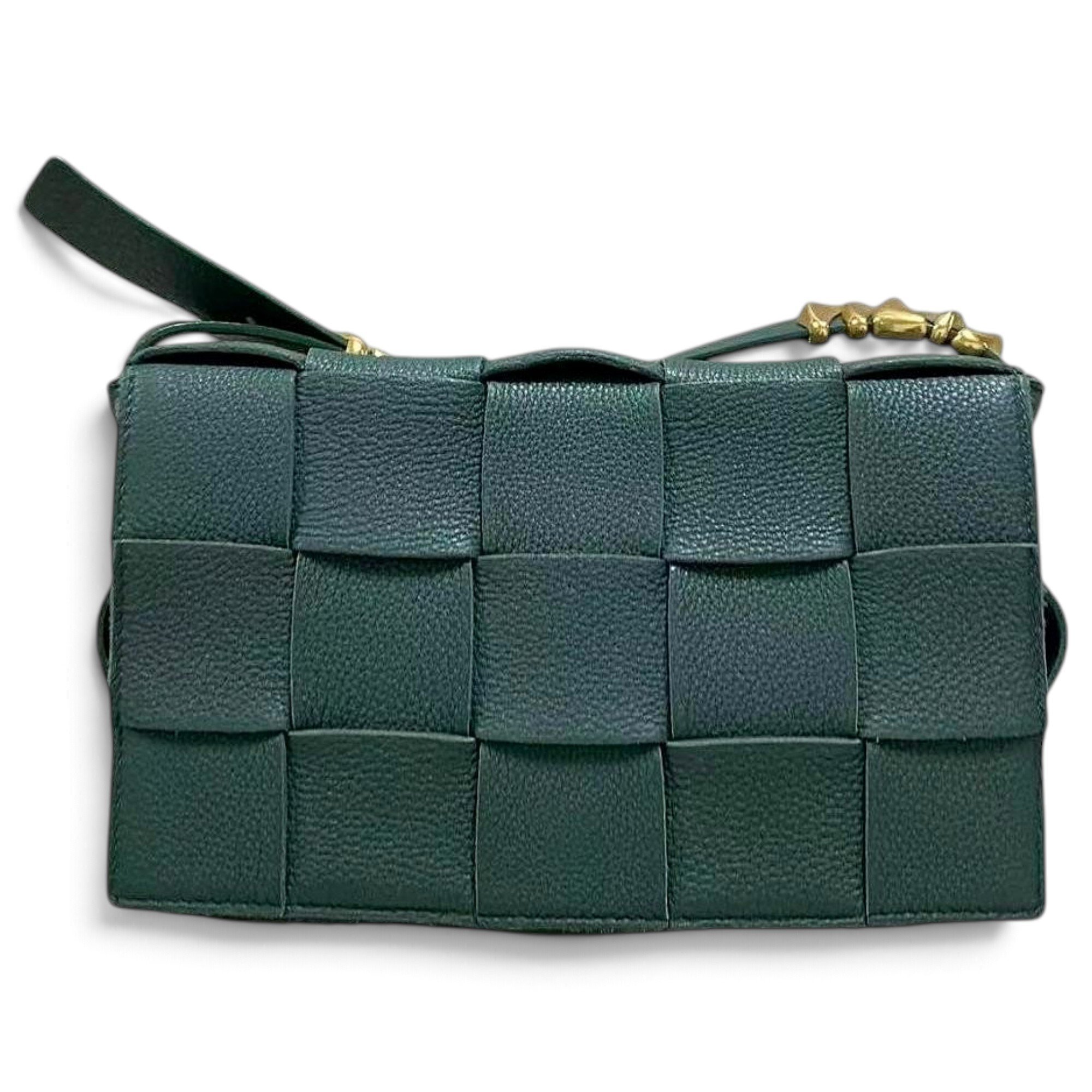 Cassette leather crossbody bag