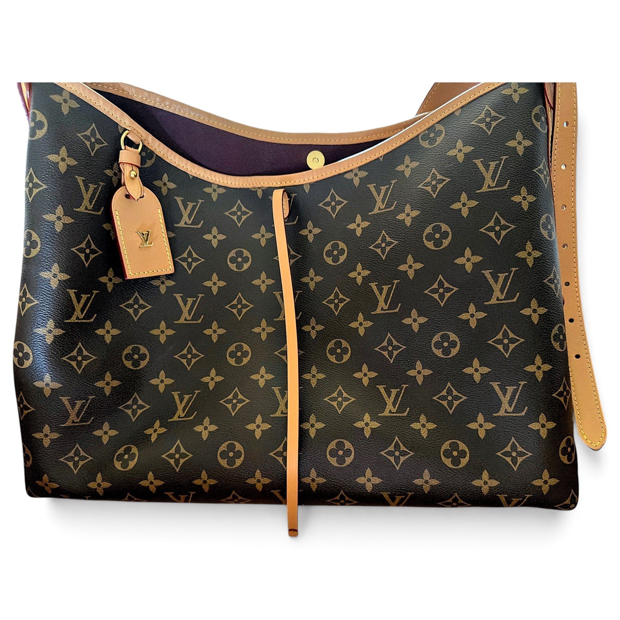 Graceful leather handbag