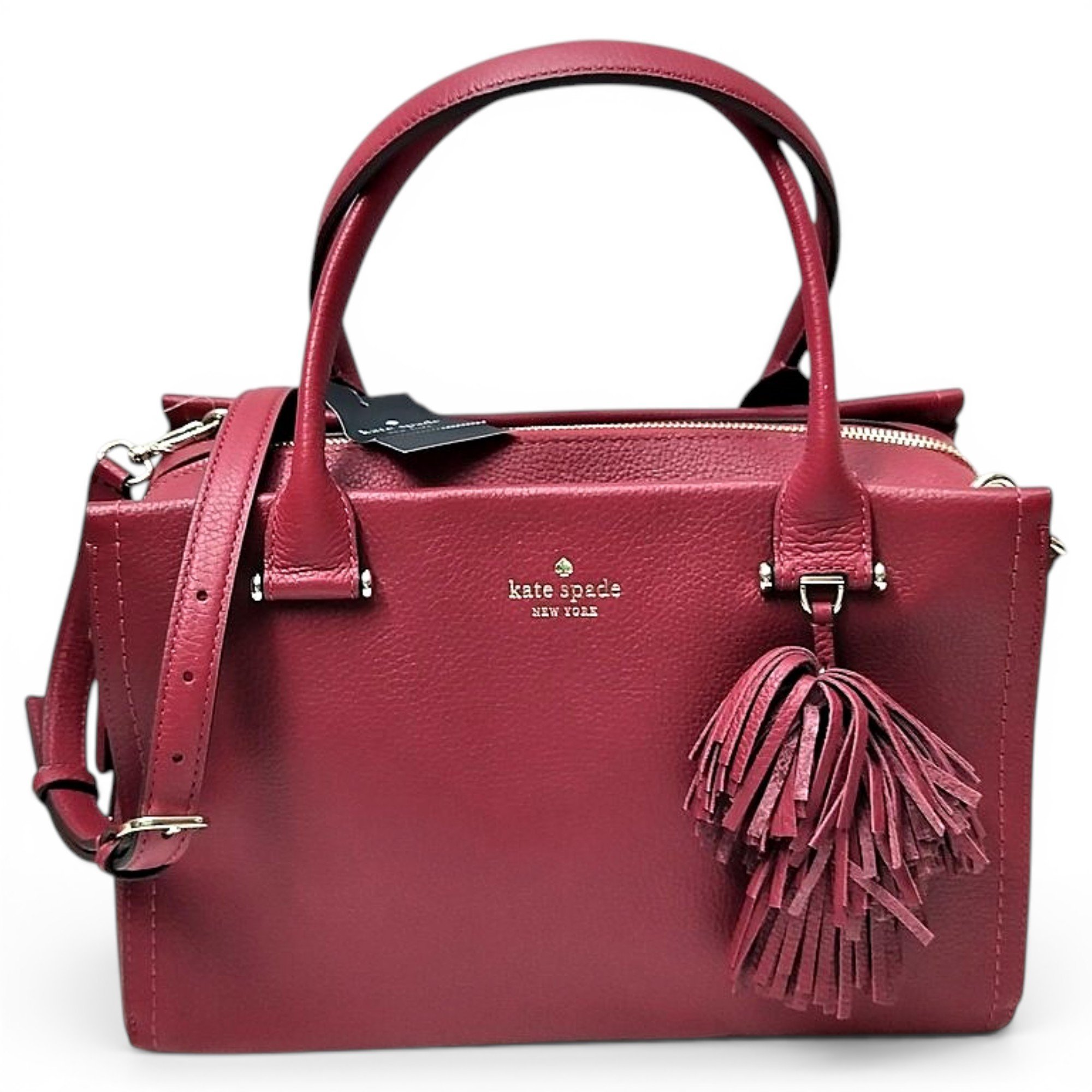 Leather satchel
