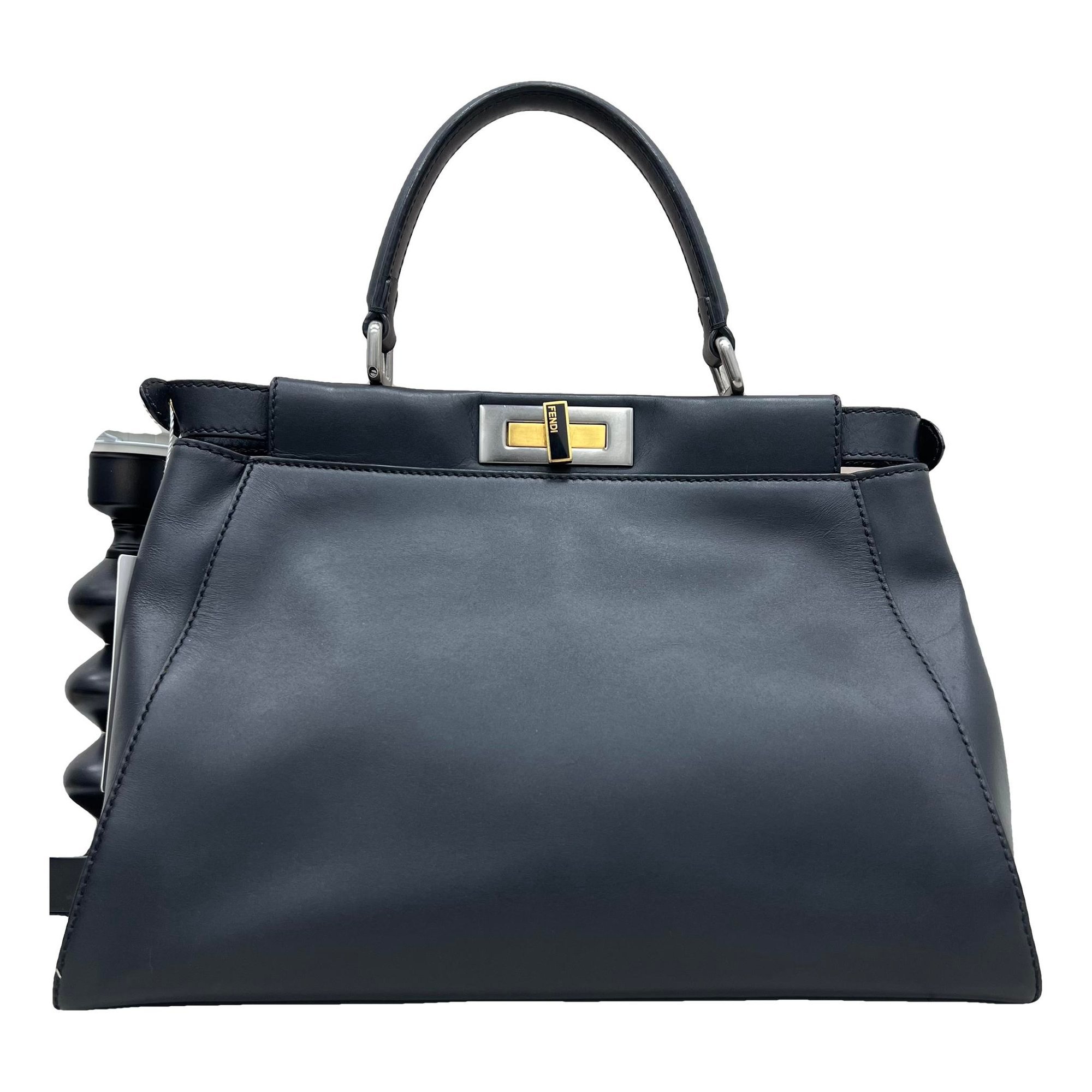 Peekaboo leather handbag