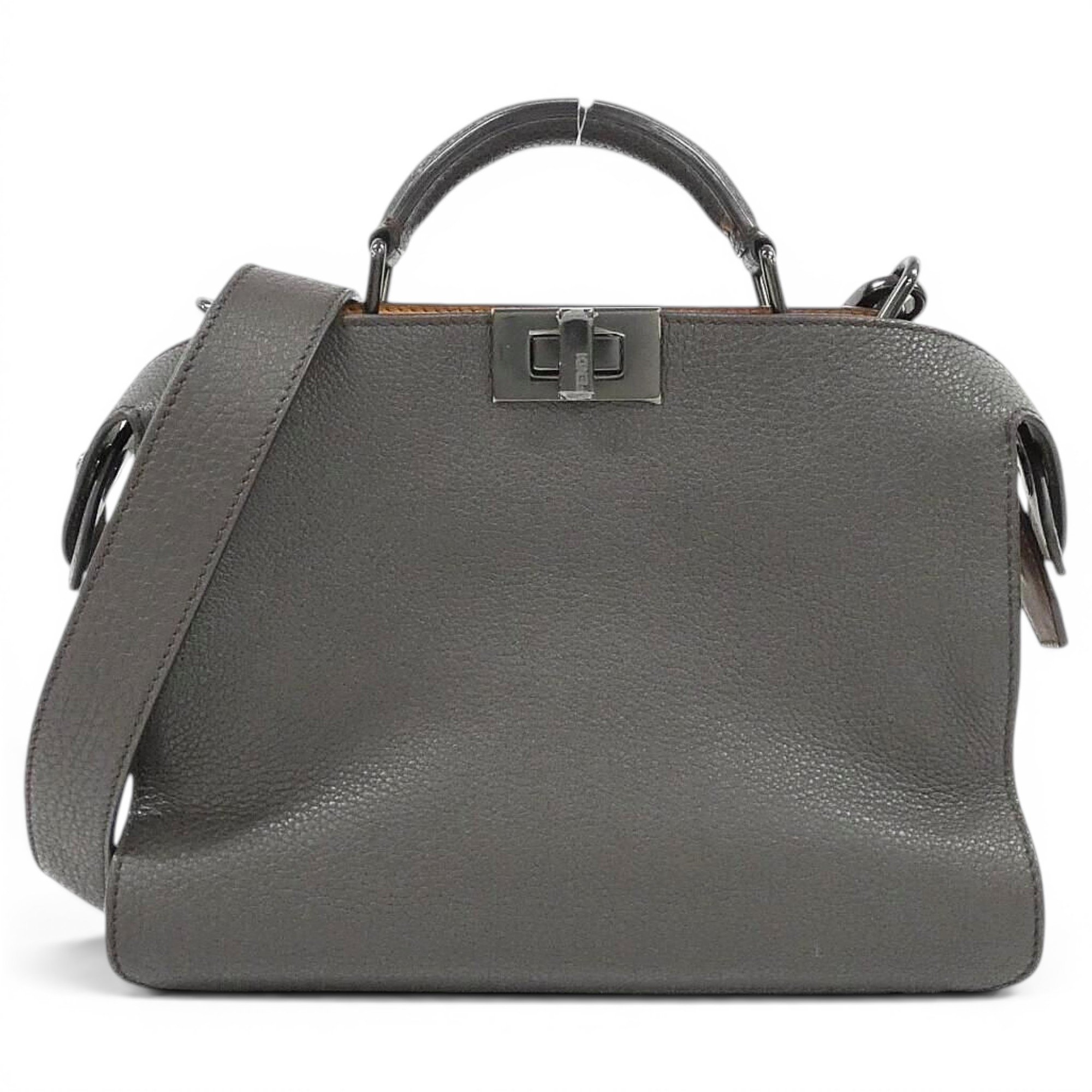Peekaboo leather handbag
