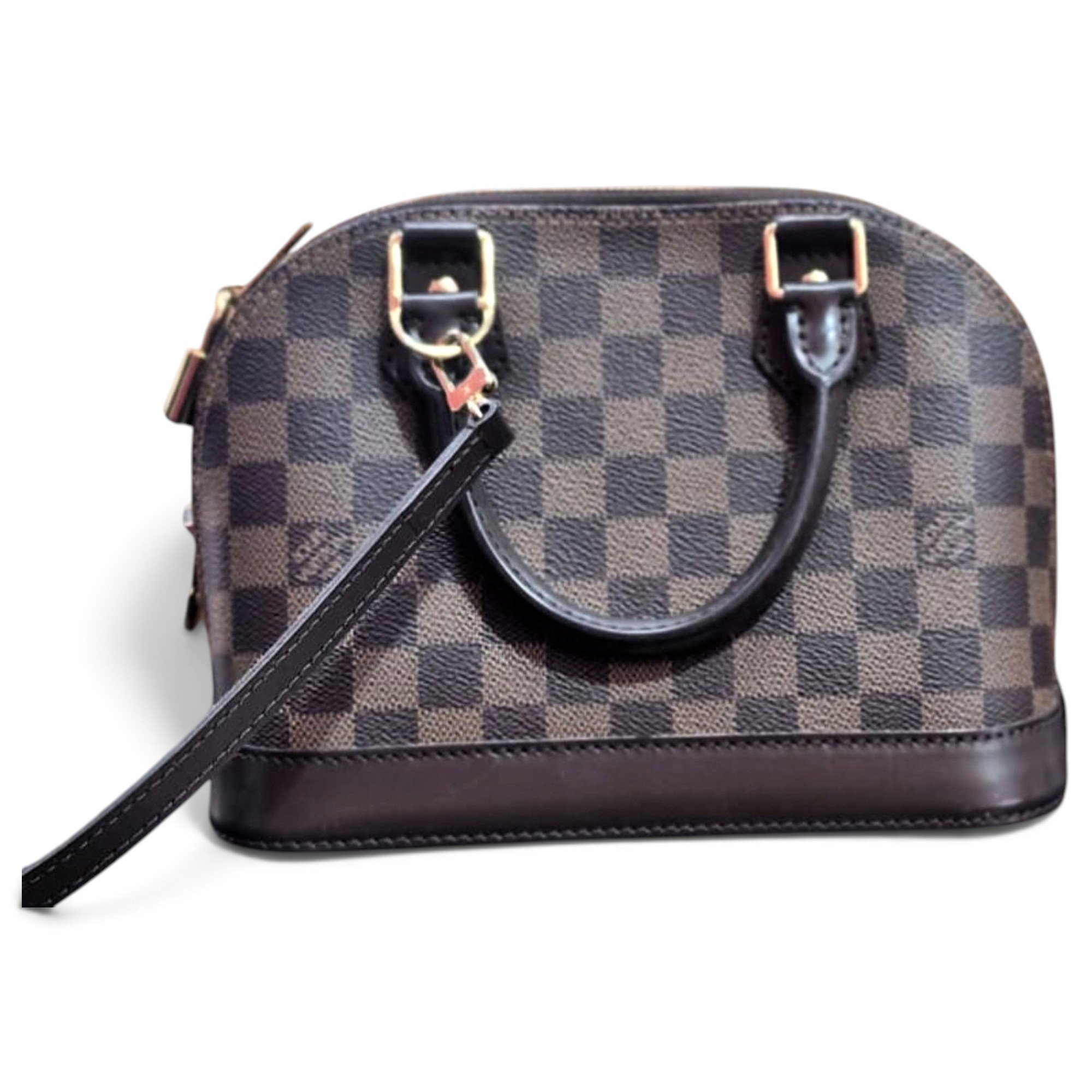 Louis Vuitton Alma BB leather handbag