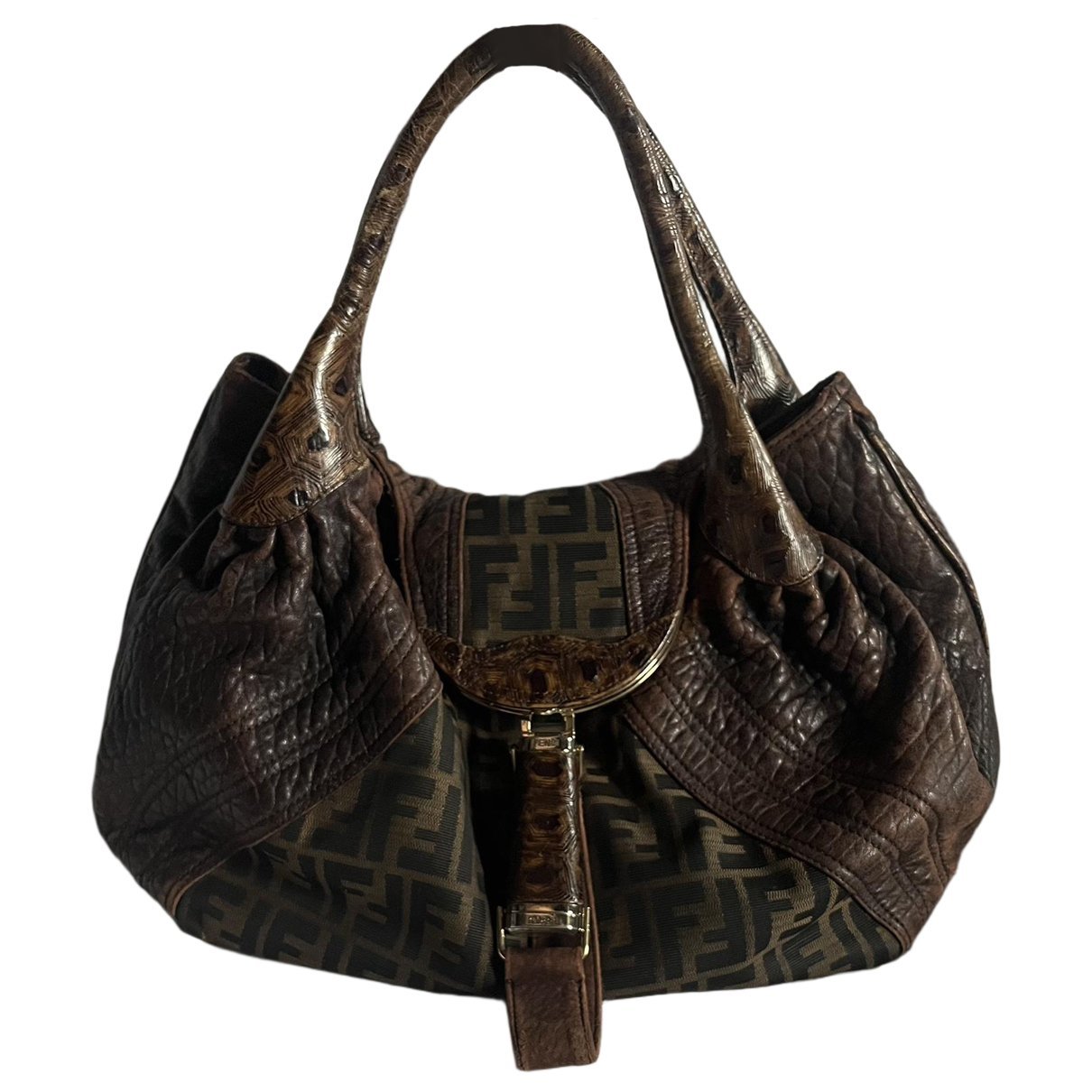 Spy leather handbag