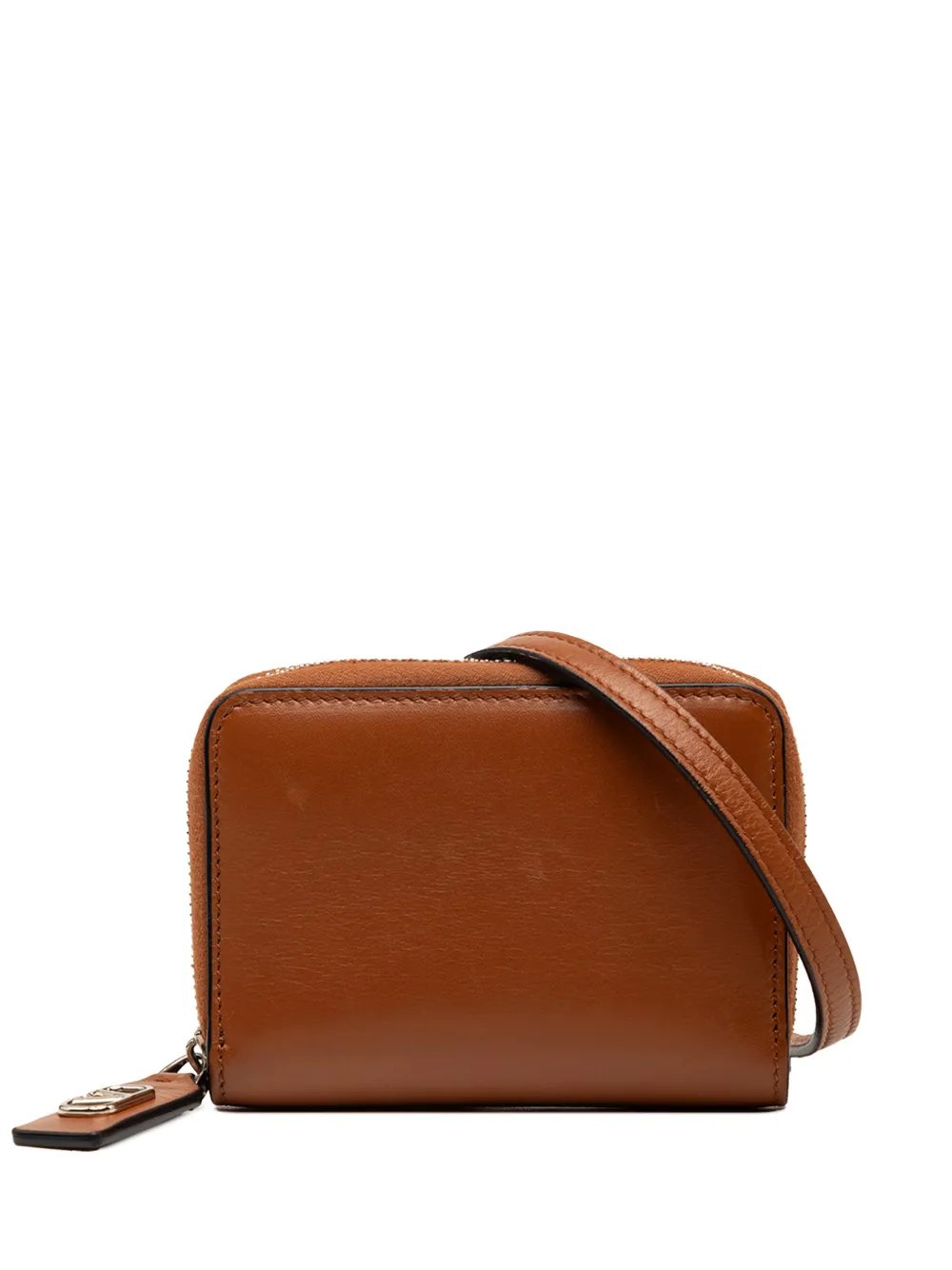 2018-2026 Leather VLogo Wallet On Strap crossbody bag