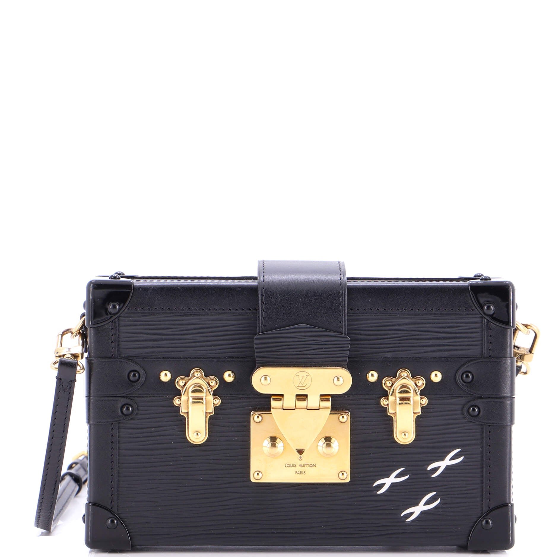Louis Vuitton Petite Malle Handbag Epi Leather