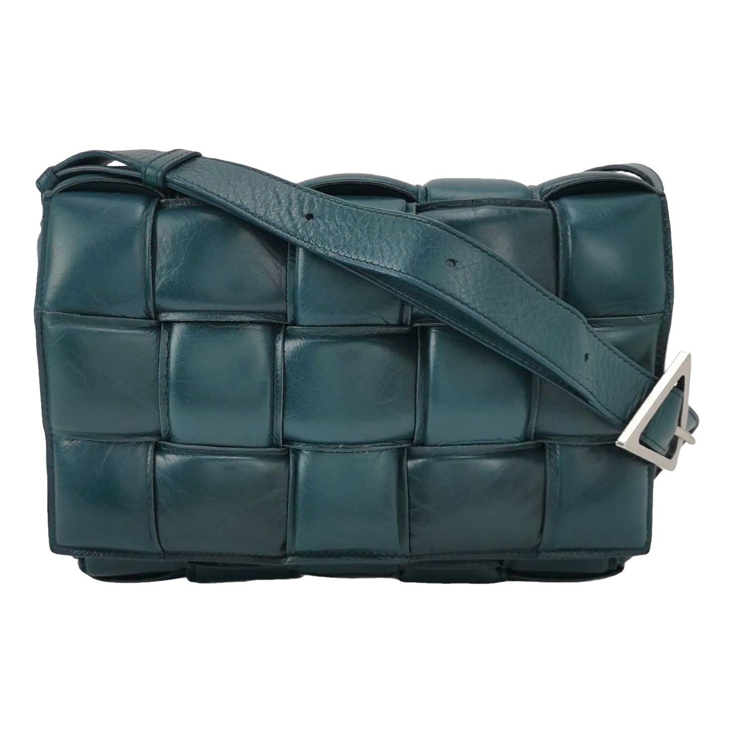 Cassette leather crossbody bag