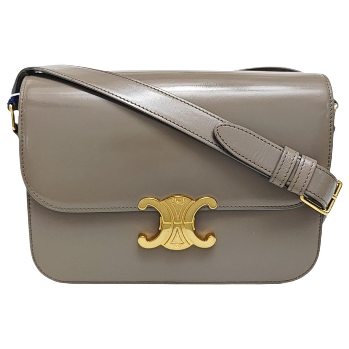 Triomphe leather crossbody bag