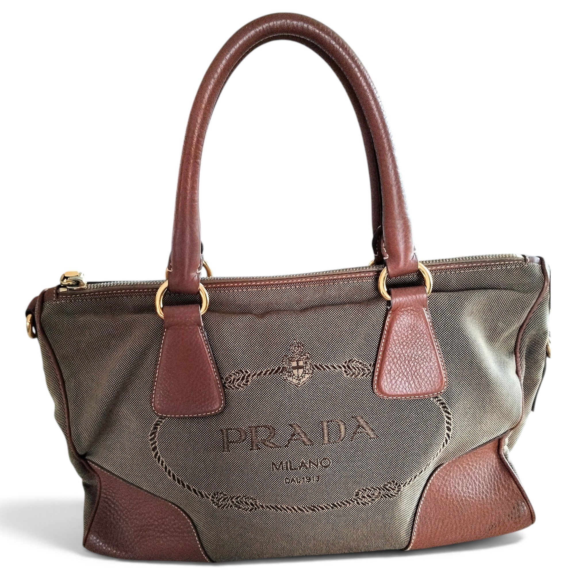 Leather handbag