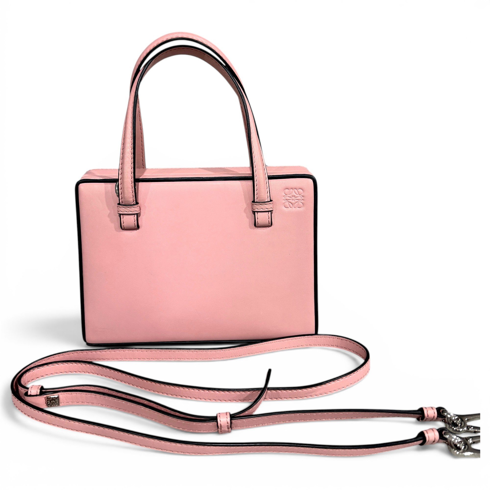 Postal leather handbag