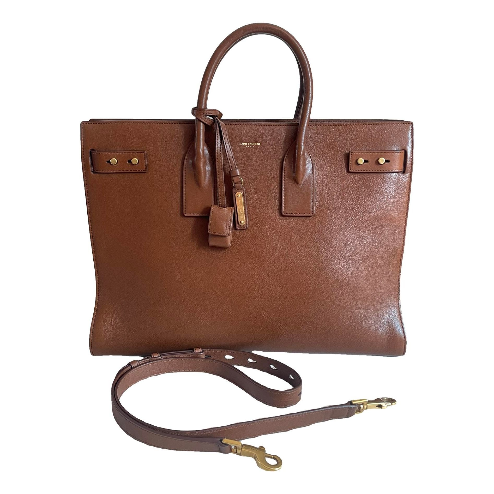 Saint Laurent Sac de Jour leather handbag