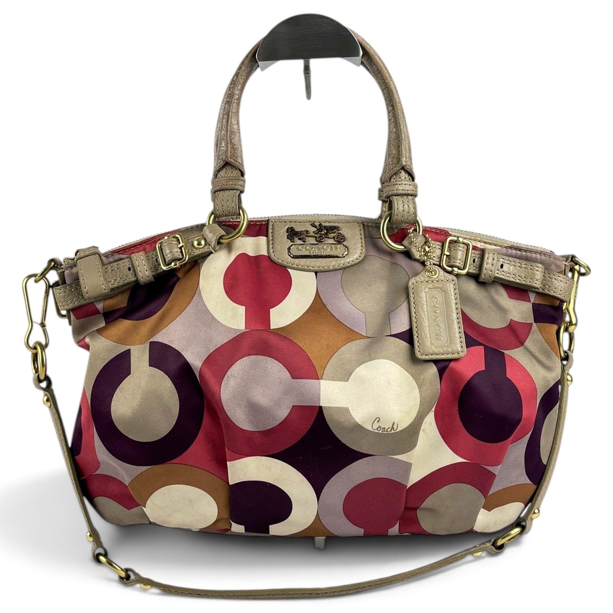 Madison silk handbag