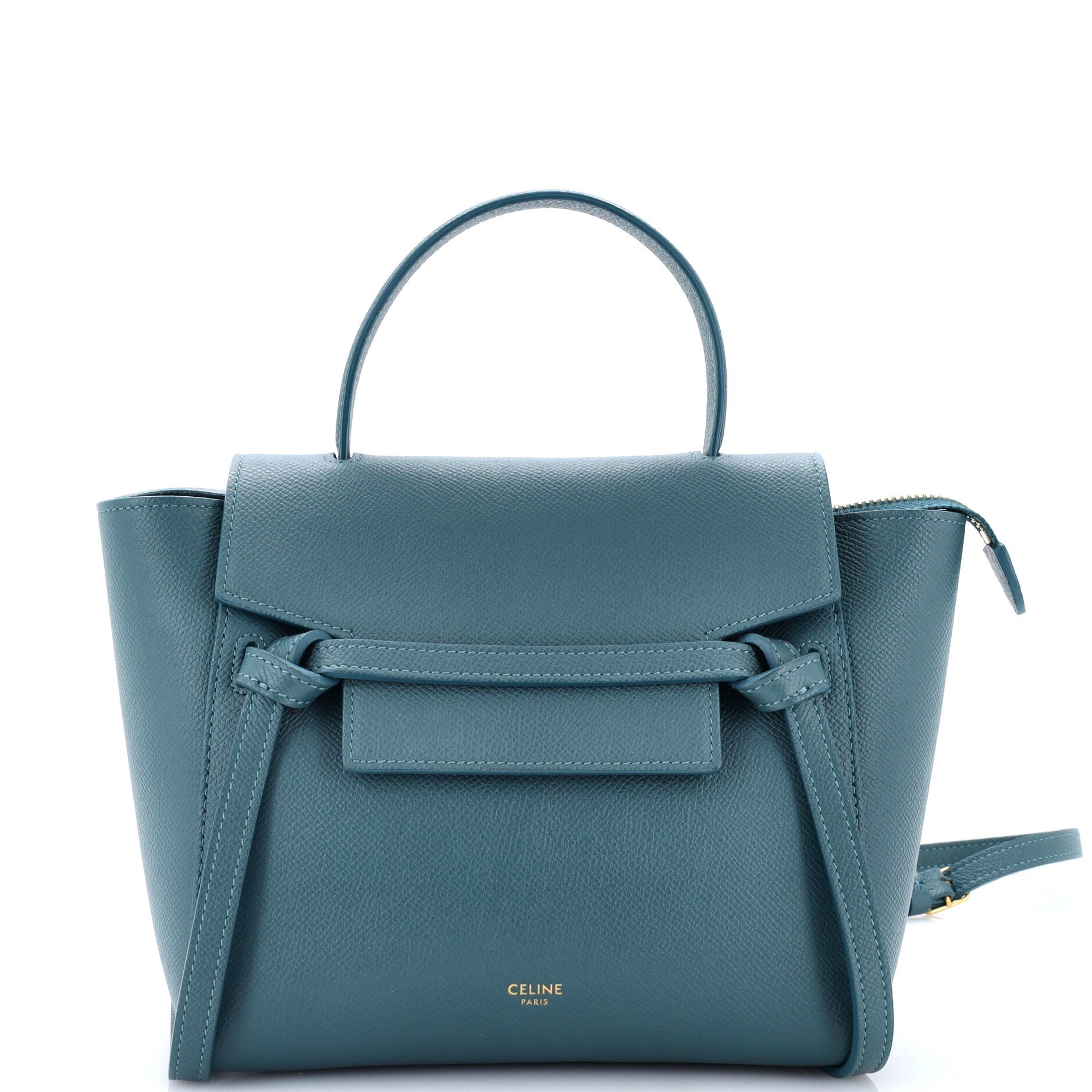 Belt Bag Textured Leather Nano