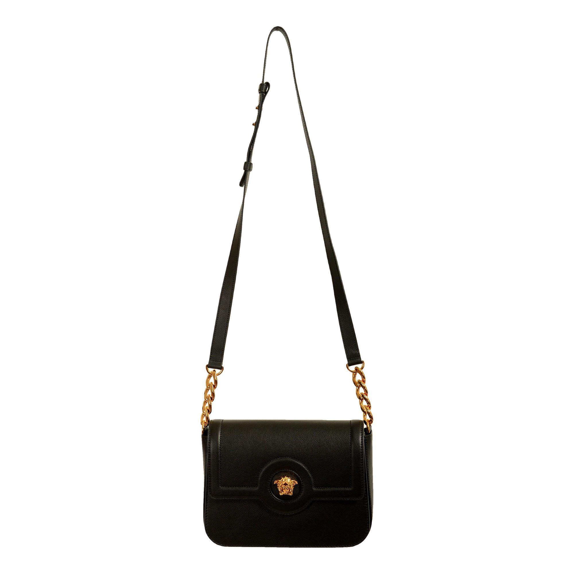 Versace La Medusa leather handbag