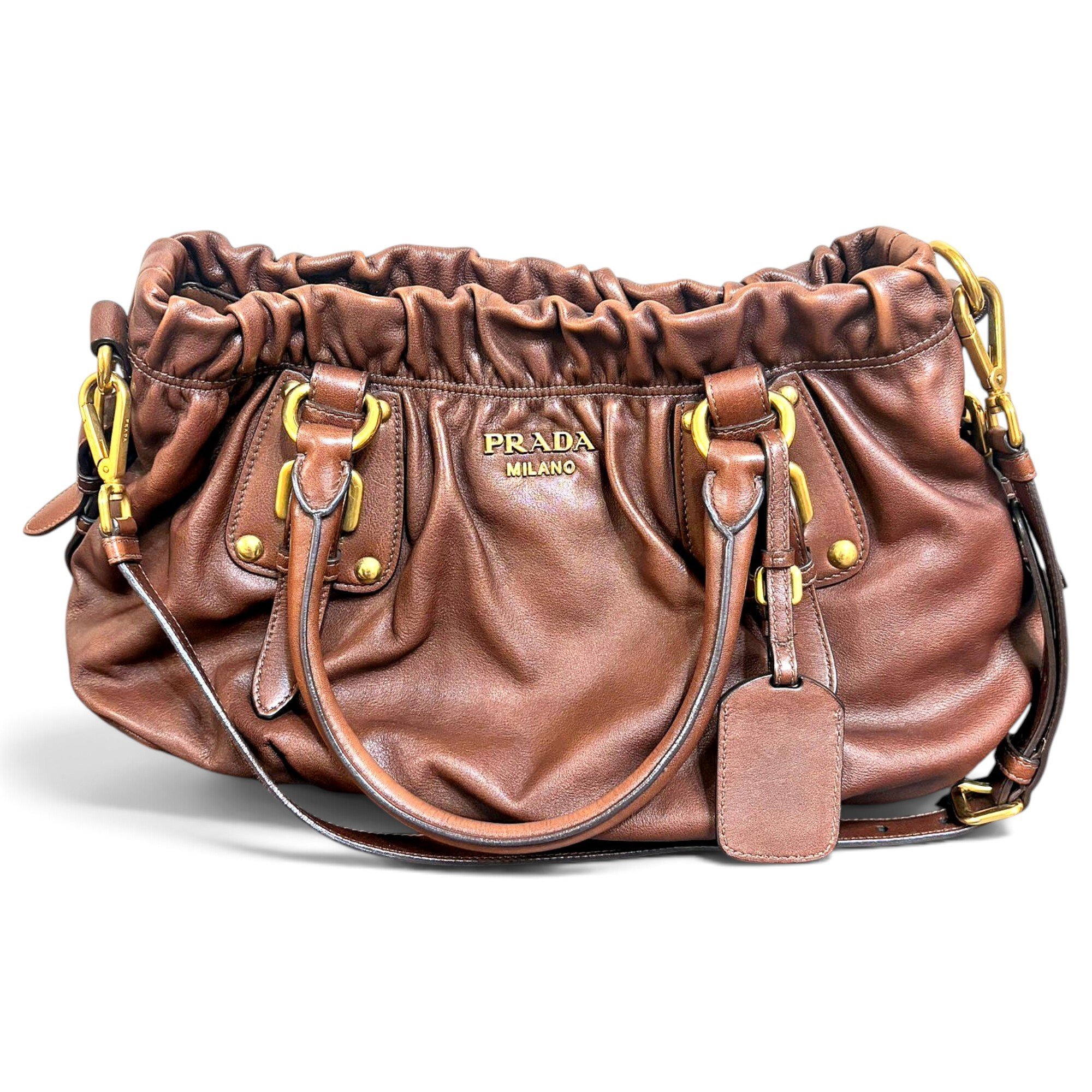 Leather handbag