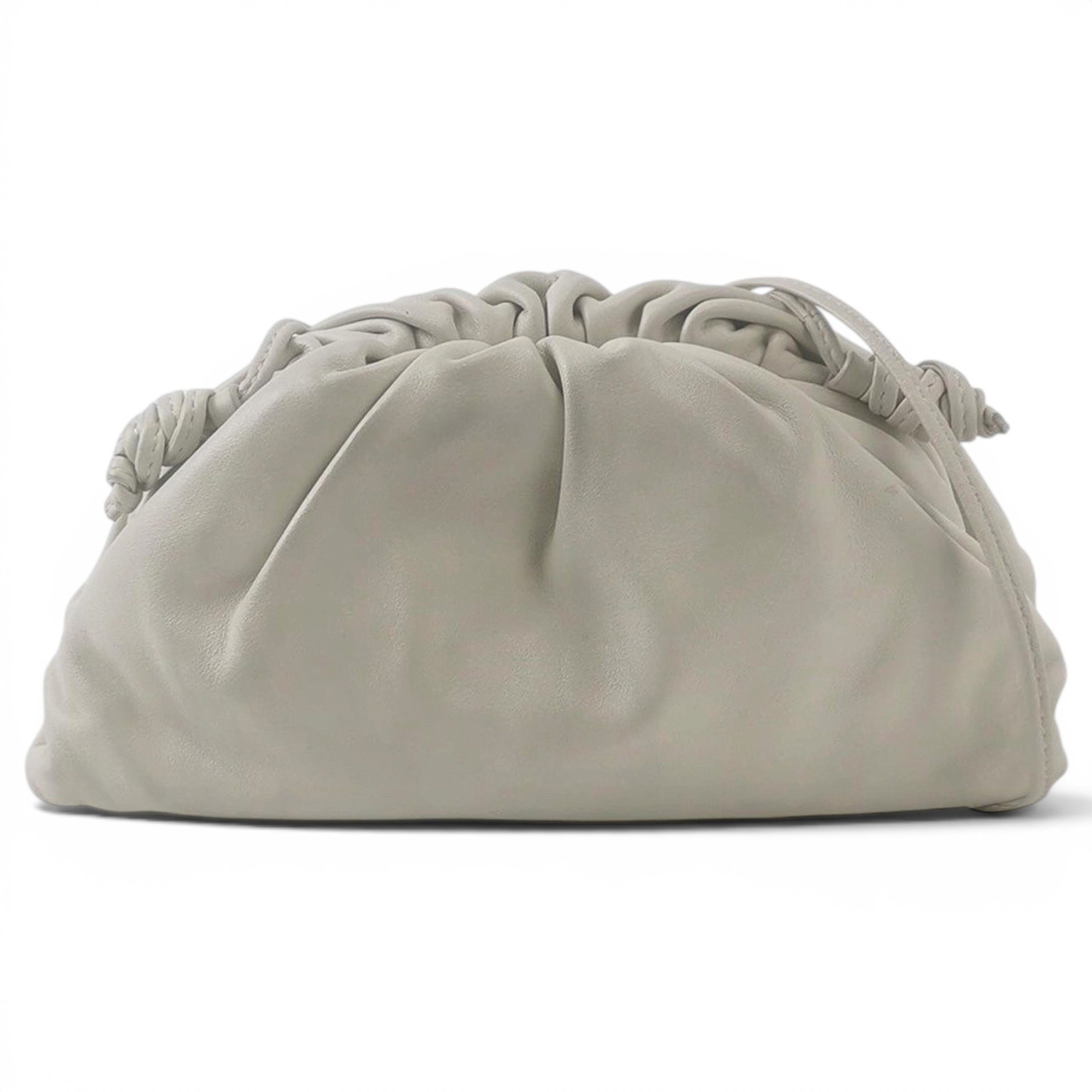 Pouch leather handbag