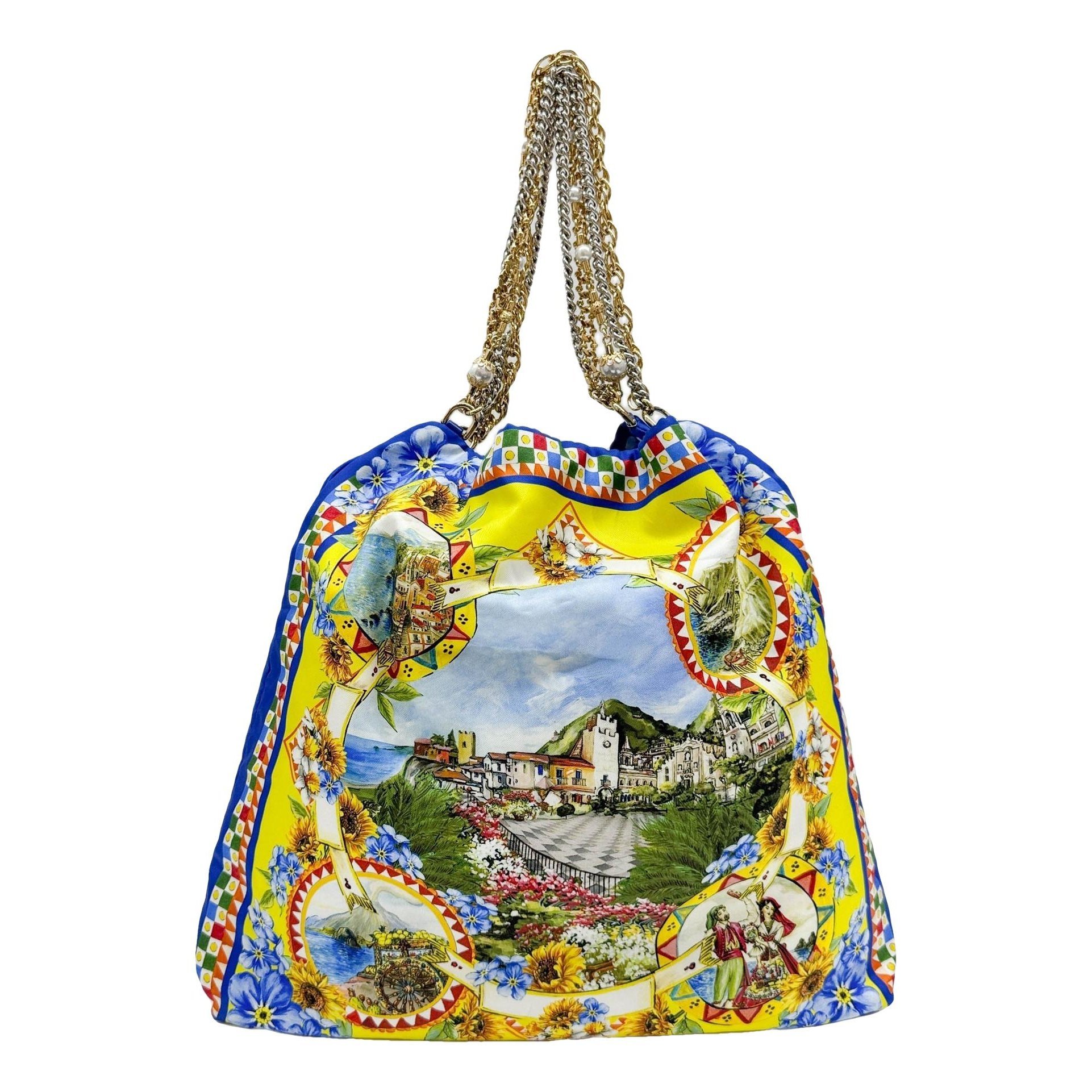 Silk handbag