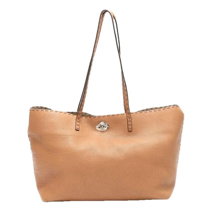 Leather tote