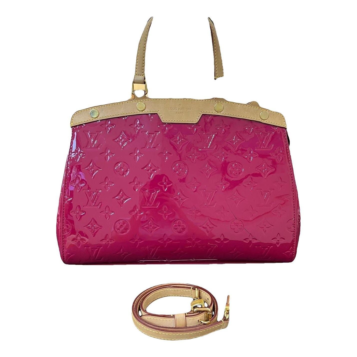 Bréa patent leather handbag