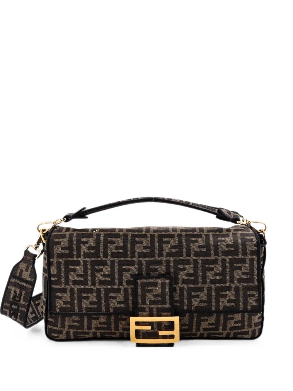 Baguette NM Bag Zucca Canvas Large shoulder bag