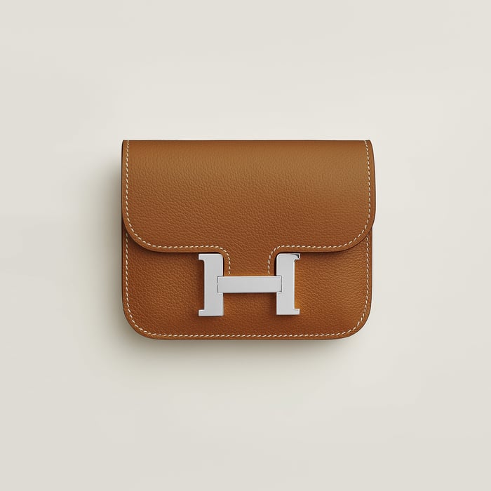 Gold Constance Slim Wallet