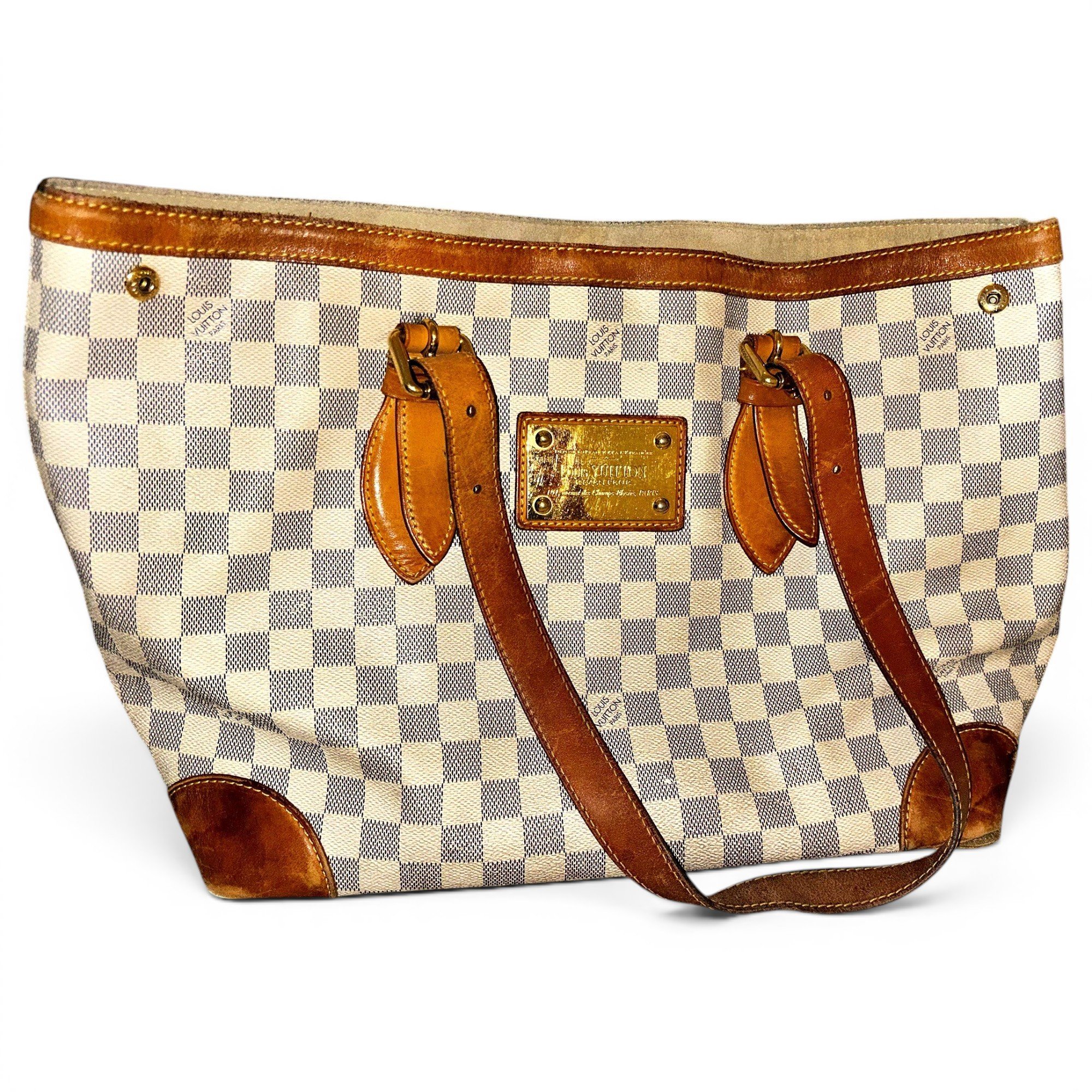 Leather tote