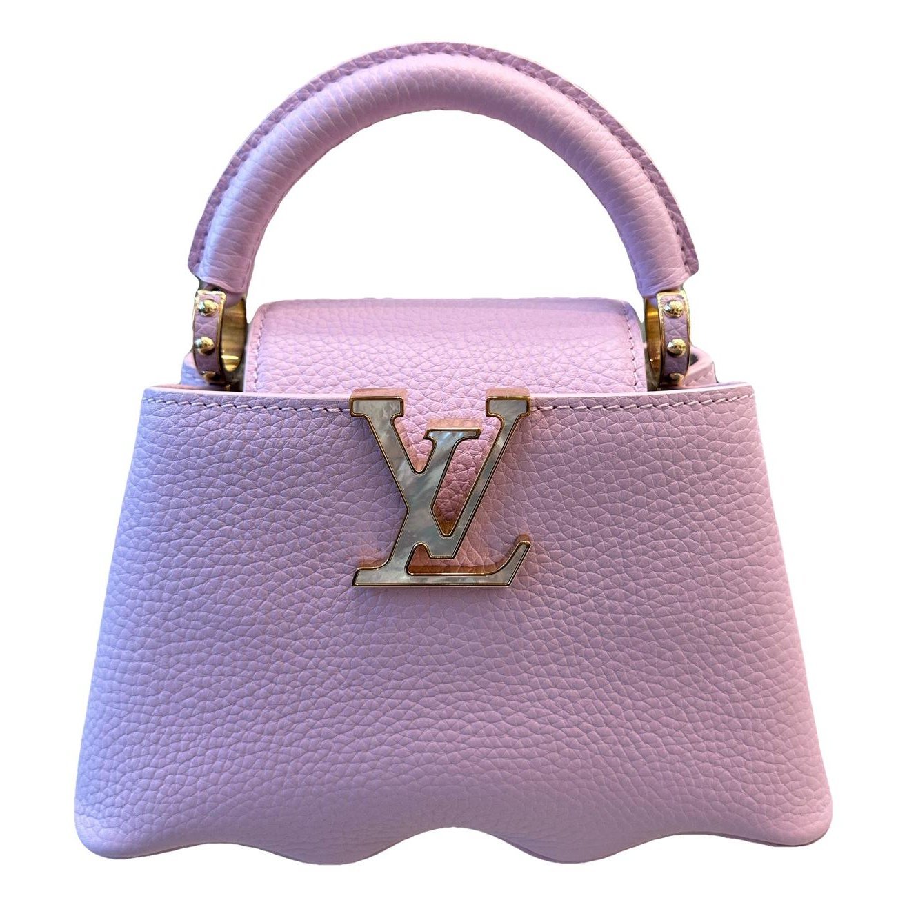 Capucines leather handbag