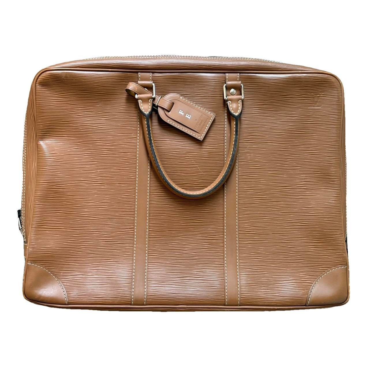 Porte Documents Voyage leather handbag