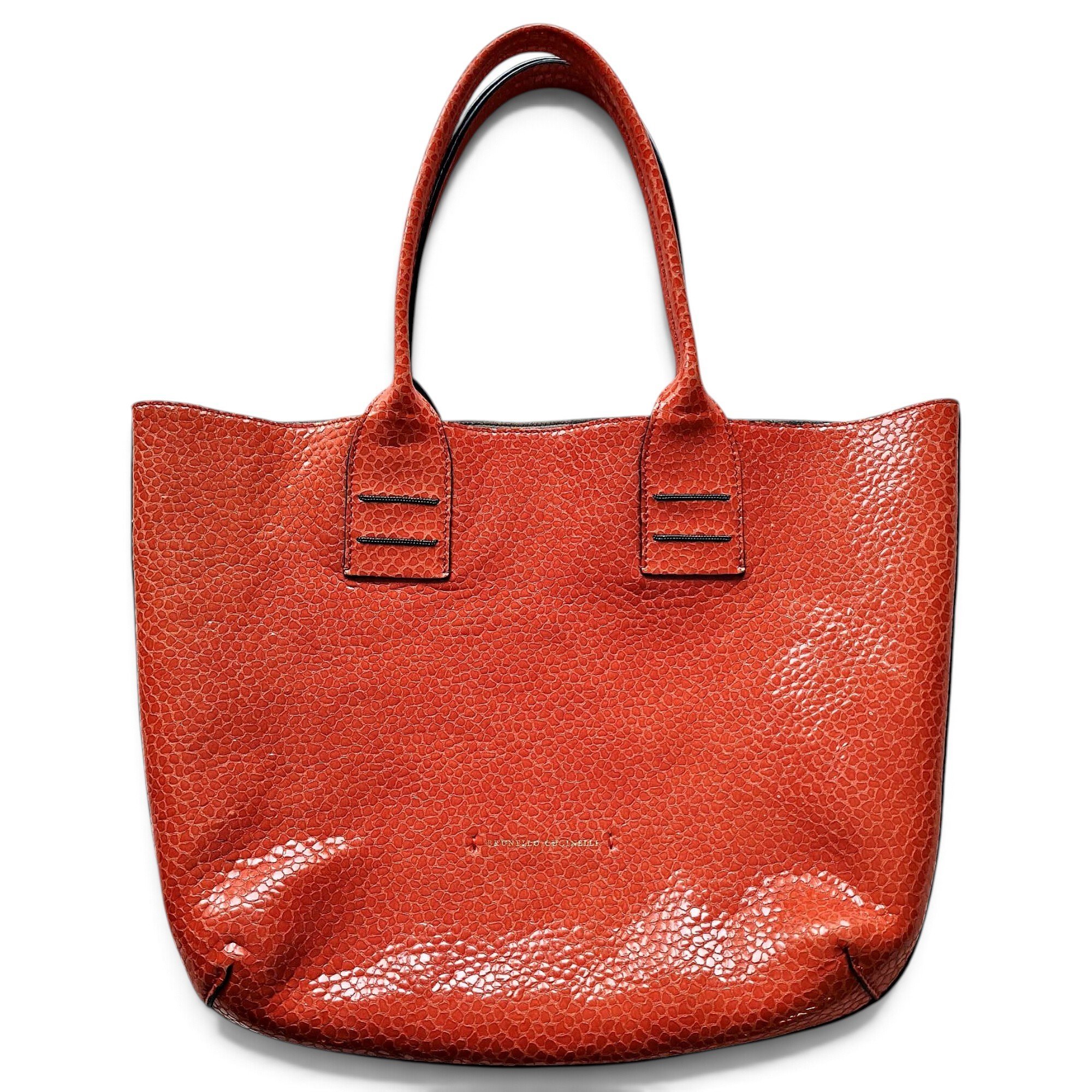 Leather tote