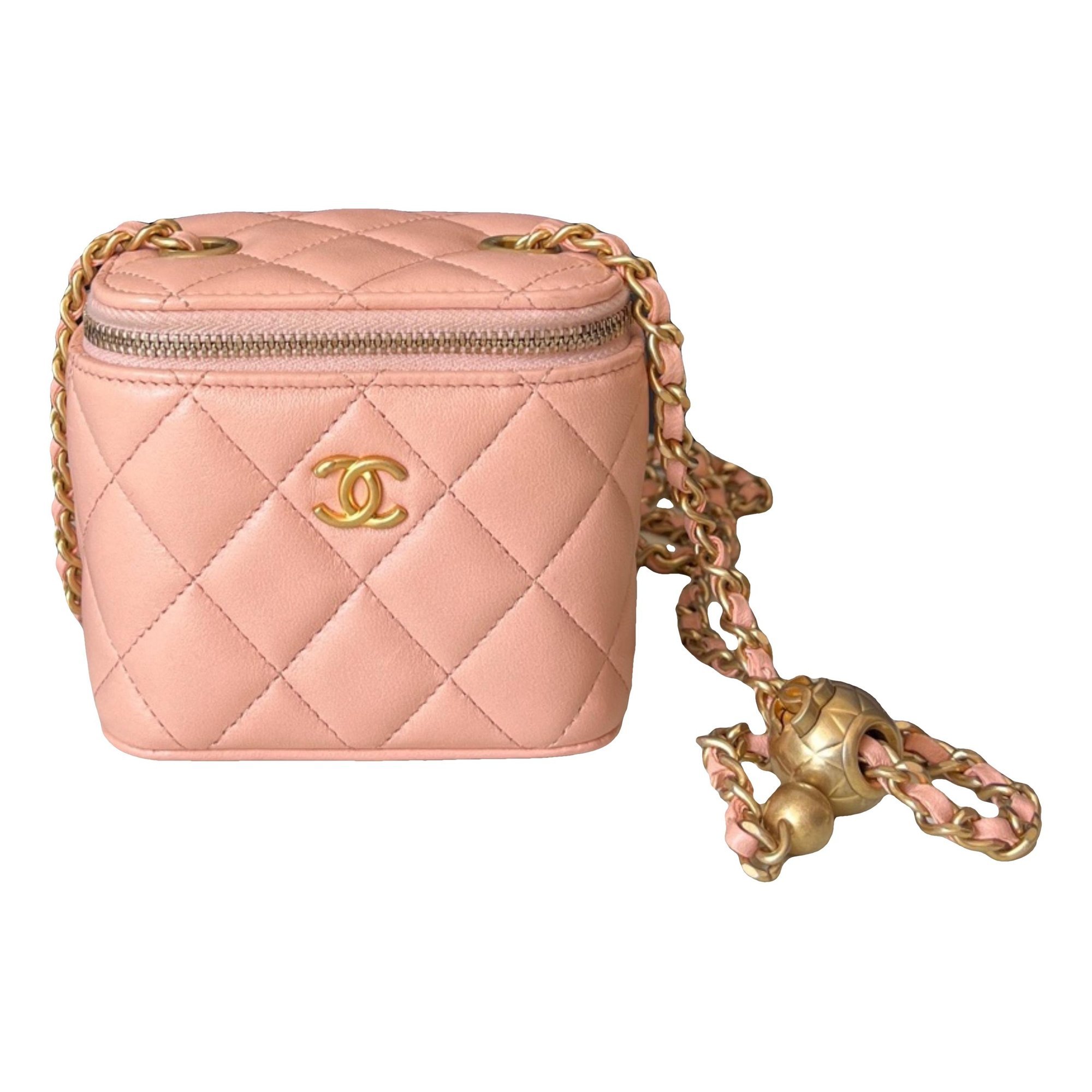 Trendy CC Vanity leather handbag
