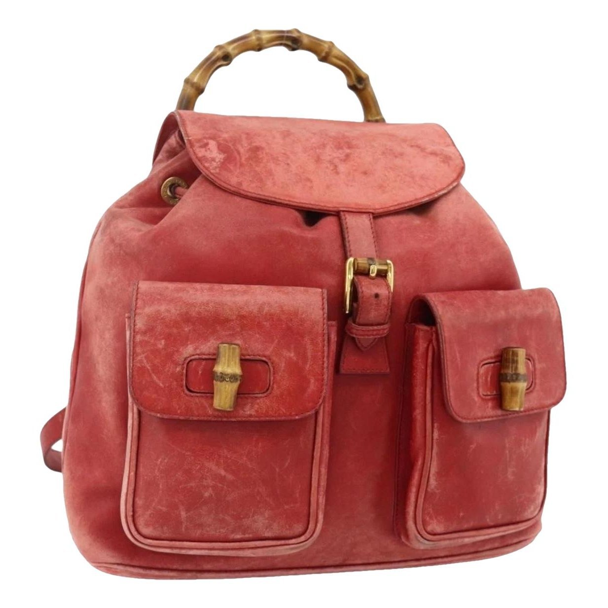 Leather backpack