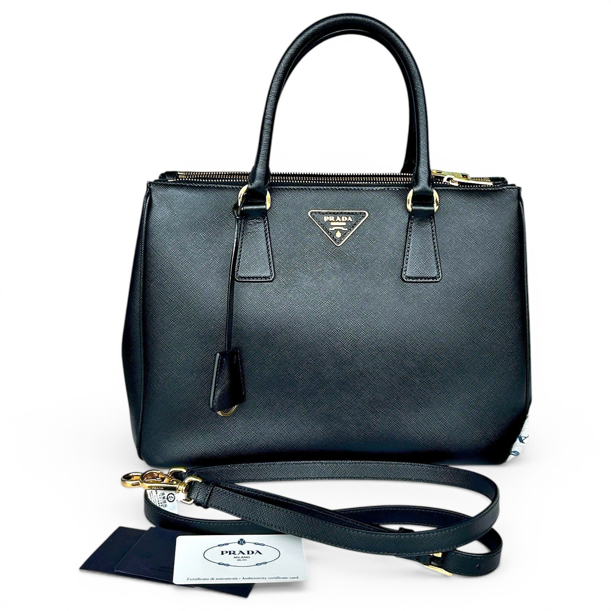 Galleria leather handbag