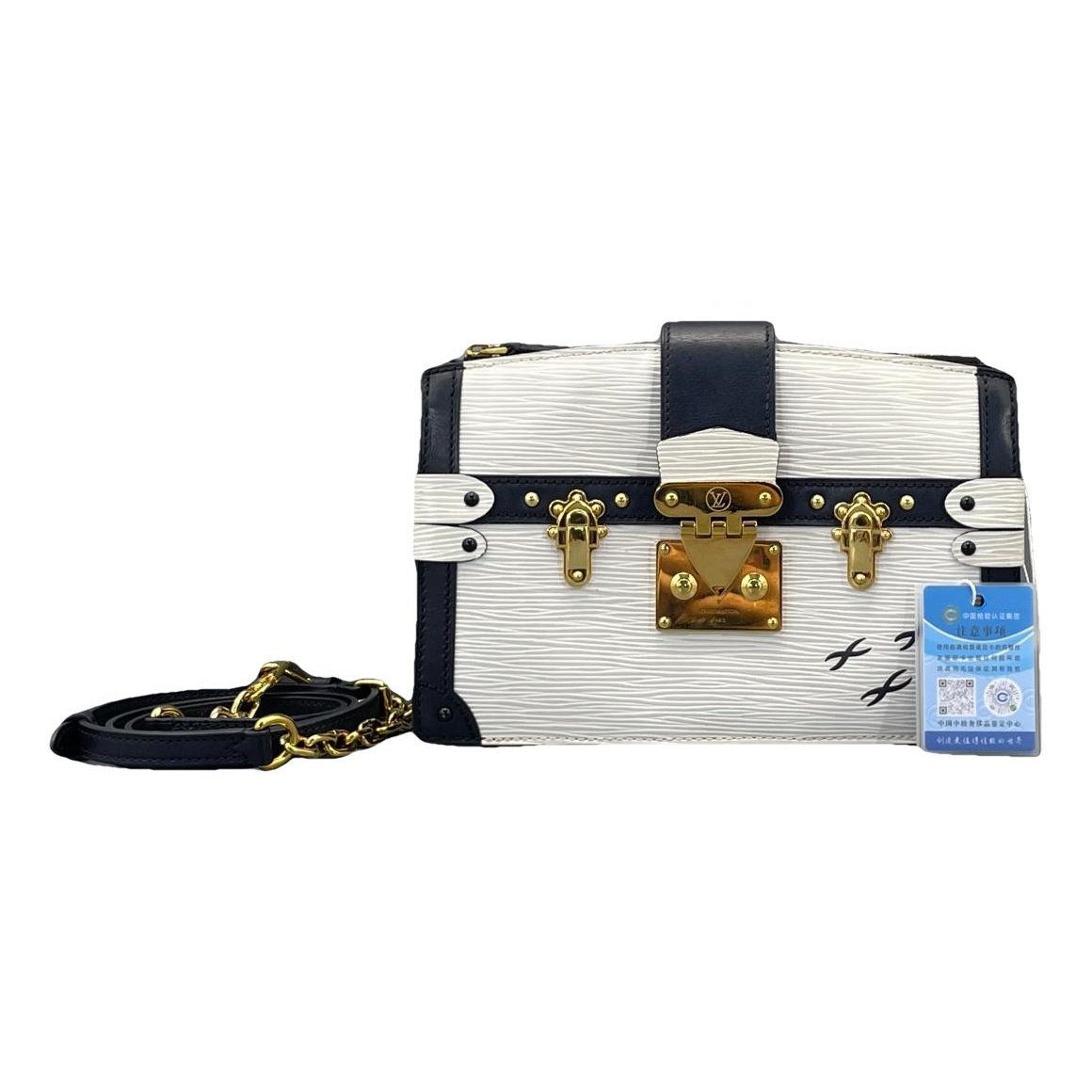 Pochette Trunk leather handbag