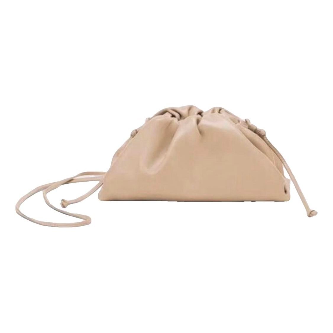 Pouch leather handbag
