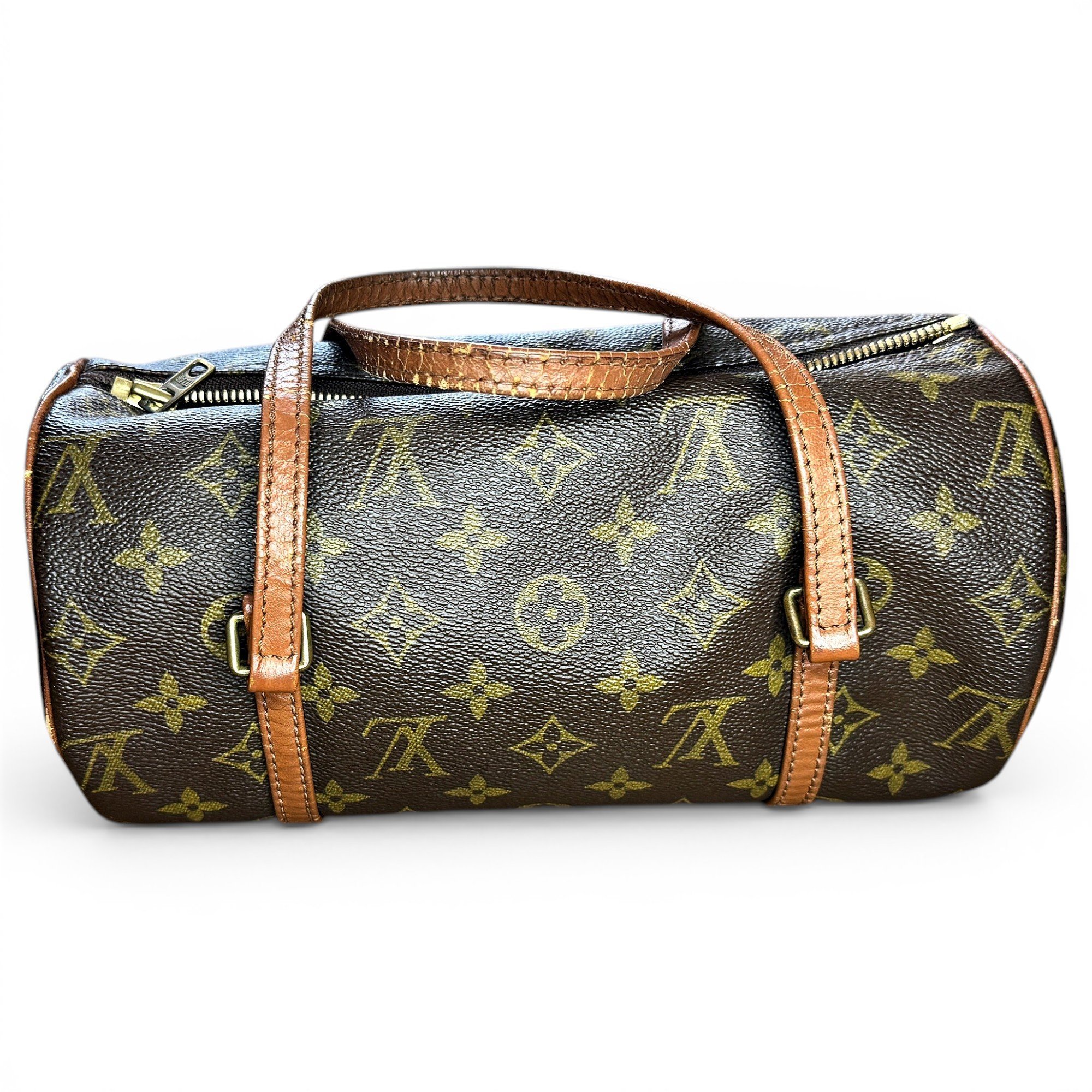 Papillon leather handbag