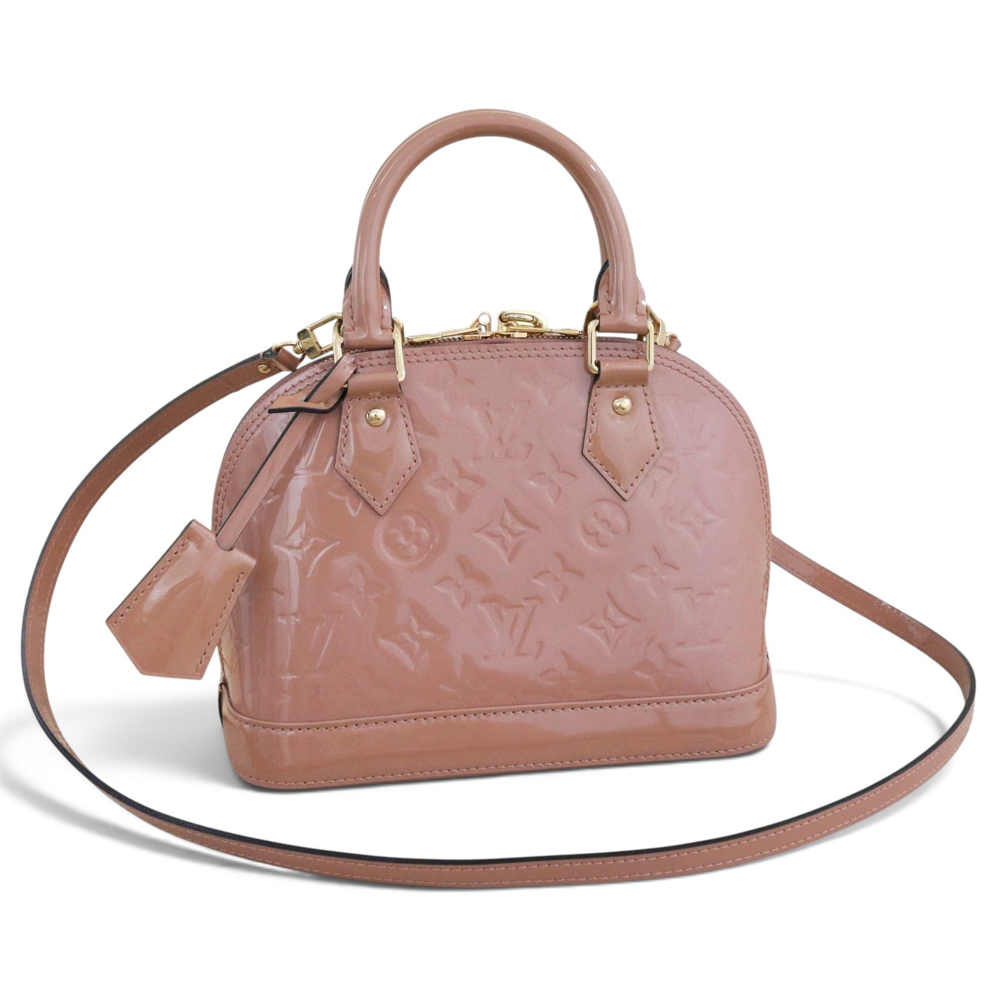 Alma BB patent leather handbag