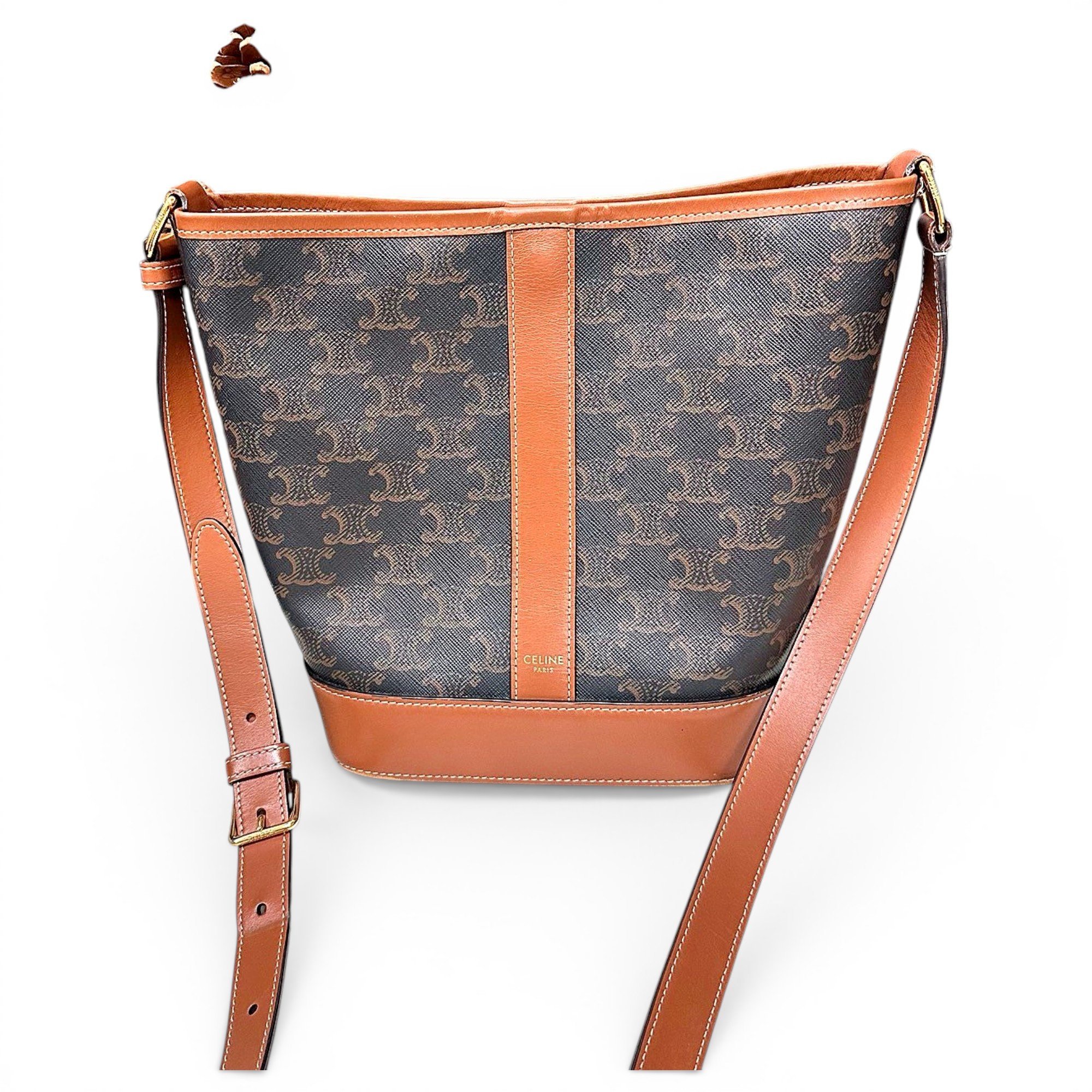 SAC SEAU leather handbag